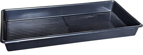 eurokraft | basic | PE-Kleingebinde-Universalwanne | Volumen 80 l | 1200 x 600 x 120 mm | stapelbar