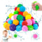 Bolas Bombas de Agua, 54 Piezas Bola Absorbente de Agua Reutilizable, Bolas de agua, Coloridos Bombas de Agua, Globos de Agua Reutilizables para Piscina y Playa, juegos de batalla de agua