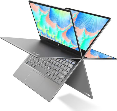BMAX Computer Portatile 2 in 1 Touchscreen Notebook Capovolgimento a 360° Celeron N5100 Quad Core PC Portatile 11,6 Pollici 8GB RAM 256GB SSD Supporta l'expansion 1TB 1920x1080 IPS WiFi BT4.2 Type C