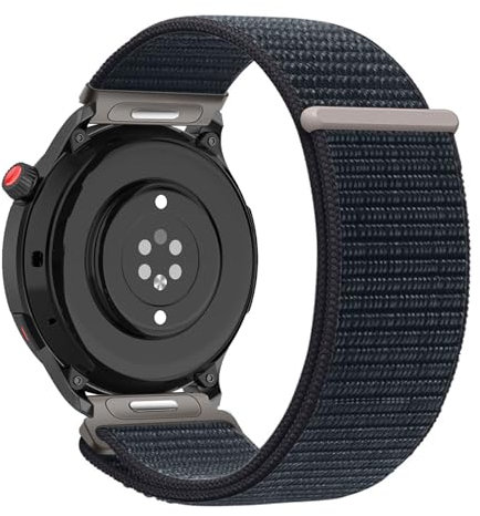 Nylon Bracelet de Montre pour Amazfit GTR 4 Sangle, avec Réglable à Libération Rapide Souple Bande de Remplacement pour Femme et Homme Compatible avec Amazfit GTR 4 Bracelet (3)