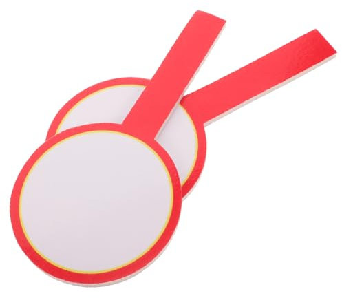 Toddmomy 2stücke Whiteboards Löschbar Anzeigetafel Hand-whiteboard Trockenlöschtafel Tragbares Leeres Praktische Anzeigetafeln