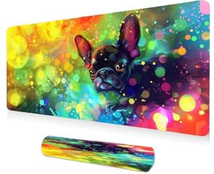 Tapis de Souris XXL 1400x600x3mm Grand Tapis Souris Animaux pour Chiens Mouse Pad Gamer, Mouse Pad à Bords Cousus, Base en Caoutchouc antidérapante, pour Gamer, Travail Décorer Les Cadeaux A-11