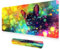 Tapis de Souris XXL 1400x600x3mm Grand Tapis Souris Animaux pour Chiens Mouse Pad Gamer, Mouse Pad à Bords Cousus, Base en Caoutchouc antidérapante, pour Gamer, Travail Décorer Les Cadeaux A-11