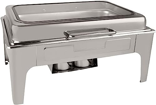 Buffet-Serviergeräte zum Warmhalten von Speisen – Buffet-Heizplatten aus Edelstadelstahl, Buffet-Tischwärmer, Serviergeräte mit Abdeckung, Speisenwärmer für Partybuffets, Fondue-Buffet-Sets.