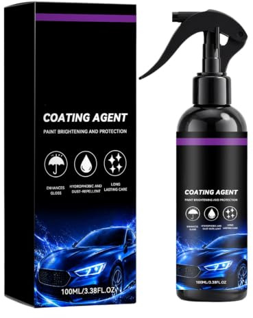 Nano Auto Sellador Aerosol, 100 ml Protección Larga Duración Líquido Brillo Rápido Líquido de Recubrimiento en Spray | Para Barniz Protección Abrillantador Detallado Limpieza Exterior Faros