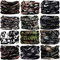 DEMIL Multifunktionales Sport-Stirnband, dehnbar, nahtlos, lässig, Schweißband, magischer Camouflage, Schal, Sturmhaube, Kopfbedeckung (12 Stück, Armee-Camouflage)