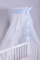 Amilian Babybett Himmel Baldachin Kinderzimmer Himmel für Babybett Betthimmel Babybett für Baby Zimmer Stubenwagen Babywiege Kinderbett Kinderzimmer Deko Baldachin Bettvorhang Chiffonhimmel