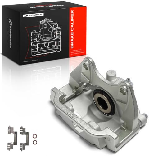 A-Premium Rear Right Passenger Disc Brake Caliper with Bracket | Compatible with Cadillac, Chevy and GMC Models - Escalade, Tahoe, Silverado 1500, Avalanche, Suburban 1500, Sierra and more