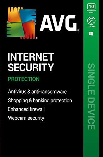 AVG Internet Security for Windows 2020 | 10 Devices | 2 Years | PC | PC Activation Code by email