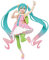 Taito Original Spring Clothes Hatsune Miku Actionfigur (Erneuerungsversion), 17,8 cm