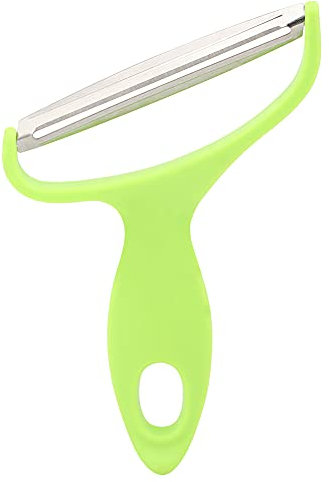 2 piezas de pelador de verduras de boca ancha verde con orificio para colgar, multifuncional Parer de verduras Repollo Rallador de patata y zanahoria para la cocina del hogar