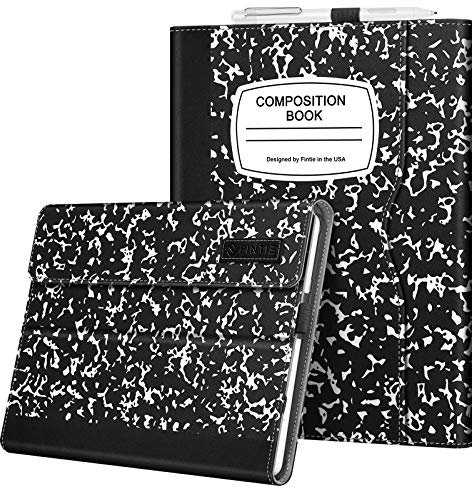 Fintie Protective Case for Microsoft Surface Go 4/3/2/1 (2023/2021/2020/2018) - Multi-Angle Portfolio Business Cover with Pocket, Compatible with Type Cover Keyboard, Composition Book