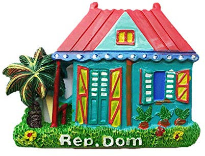 3D-Kühlschrankmagnet, Dominikanische Republik, Reise-Souvenir, Geschenk, magnetische Aufkleber-Kollektion