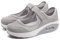 Sandalias para Mujer Malla Merceditas Plataforma Ligero Zapatillas Sneaker Casual Zapatos de Deporte Mocasines Negros Veran 38 EU