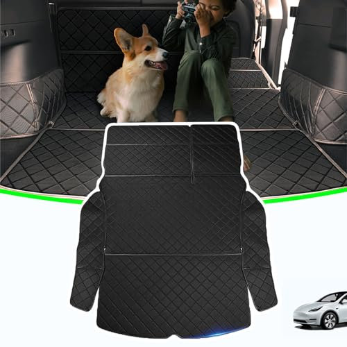 ThinsGo Tesla Model Y 2020-2025 Trunk Boot Mats Pet Pad Cargo Mats Non-Slip Waterproof Protector Model Y Juniper Accessories