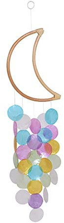 Traumfänger Windspiel Aus Perlmutt, Bunt Schale Glockenspiel Windspiele Fensterschmuck Ornamente Anhänger, Mobile Gartendeko Für Fenster Zimmer Outdoor Terrasse (Stil A)