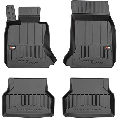 ProLine 3D Automatten passend für BMW 5er E60 2003-2010 / BMW 5er E61 2003-2010 Passgenau aus Gummi | Premium Fußmatten Set | Langlebiges TPE-Material | Höhere Bestellungen