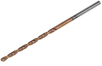 sourcing map Foret Hélicoïdal 2mm Titane Revêtu Solide YG10X Tungstène Carbure Droit Tige Spiral Cannelures 60mm Longueur pour Perçage Inox Acier Alliage Acier