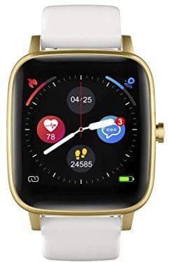 Radiant - Queensboro-Kollektion - Smartwatch, Smartwatch mit Pulsmesser, Blutdruckmessgerät, Schlafmonitor und Digital-Aktivitätsarmbandfunktion. Für Männer und Frauen. Kompatibel mit Android iOS.