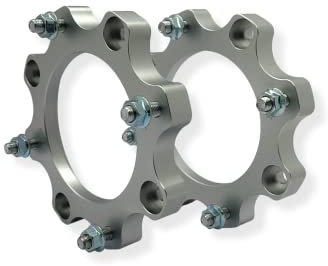 2 Stück ATV Spurverbreiterung, Quad-Radadapter 4/156 mm (4/6 Zoll), 20 mm dick (1 Zoll) kompatibel mit allen Polaris ATV Modellen (Silber, 25 mm)