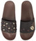 Dedoles Ciabatte Donna Uomo & Bambini Sandali per Spiaggia e Piscina con tanti Design Patatine Fiori Volpe Lama Nuvole Ketchup Regalo, Color: Caffè nero, 45 EU