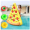 JUNZAI Pool HäNgematte, Pizza Luftmatratze Pool, Mit 3/6 GeträNkehaltern Luftmatratze PizzastüCk FüR Kinder Und Erwachsene,1PCS