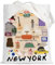 LEVLO New York Friend Canvas Tote Bag Joey Tribbiani Fans Geschenk Central Park Friend Umhängetasche Freund Merchandise, New York Friend Tb, Medium, Tragetasche