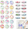 CAREDGO Magnete Kühlschrank, 30 Stück Kühlschrankmagnete Blumen 3cm Magnete Kühlschrank Vintage Fridge Magnet Set Dekorative Magnete für Kühlschrank