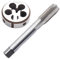 Teocpai Jeu de Tarauds et Filières M14 x 1.5 mm Taraud à Vis avec Filetage Rond pour Réparation D'écrous, De Boulons