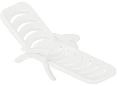 BESPORTBLE 10St Topfpflanzendekoration Retro-Tischventilator Ornament Strandstuhl Strandkorb-Dekore Micro Landschaft strandkorbdekore Sukkulenten schmücken Dekorationen Weiß