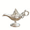 JinChengnan Aladin-Lampe, kleine magische Genie-Lampe, Vintage-Wunschlicht, Heim-Desktop-Dekoration, Sammlerstück, Handwerk, Geburtstag, Weihnachten, Geschenke (Silber)