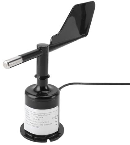 Windrichtungsanzeiger Shell, 360 Grad Omni Directional DC9-30V 4-20mA ABS Wind Messgerät Shell IP64 wasserdicht Windanzeiger Shell für Meteorologie Überwachung