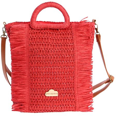 Don Algodon - Strohtaschen damen - korbtaschen damen – korbtasche – basttasche - handtasche geflochten - sommertaschen damen - tasche aus bast - Cascaes