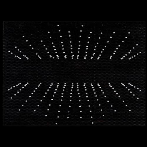 FINGERINSPIRE 16 Bogen Glitzer Strass Aufbügler Glas Strass Hotfix Applikationen Kristall Strass Aufkleber Hotmelt Strass Aufnäher Zur Verzierung von Kleidung