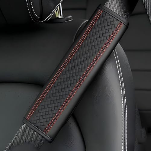 Passion88 2 Stück Gurtpolster Auto für Mercedes-AMG GLB 35 SUV 2019 2020 2021 2022 2023 2024, Bequemes Schulterschutz, Gurtschoner Auto Erwachsene, rutschfest Atmungsaktiv, Auto Zubehör,C