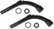 vhbw 2x Poignée compatible avec Nilfisk Power P10, Life, P12, P40, P20 aspirateur - Manche de rechange, raccordement 32 mm, 37,1 cm de long