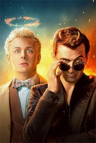 CYQFEZ Puzzle 1000 Teilen Comedy Film Omens Posters for Family Stress Relief Educational Toys Kw136Tp