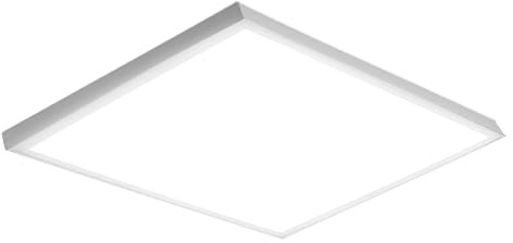 LUXULA LED Deckenleuchte eckig 62cm - 36W, 4000K Neutralweiß, 3600lm - LED Panel 62x62cm inkl. 230V Netzteil - Flache Deckenlampe für Wohnzimmer, Schlafzimmer, Küche, Büro - 62x62x6,4cm