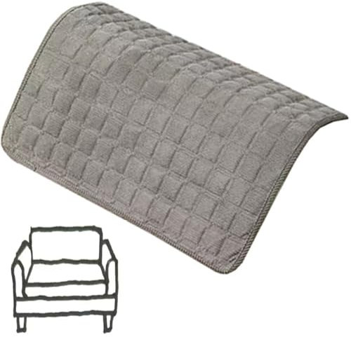ILiemao Sesselauflage Relax mit Armlehnen,Sessel Überwurf Sesselschoner Sesselauflage Sesselbezug rutschfest 50x50/50x150cm Waschbar(Hellgrau,50X50cm)