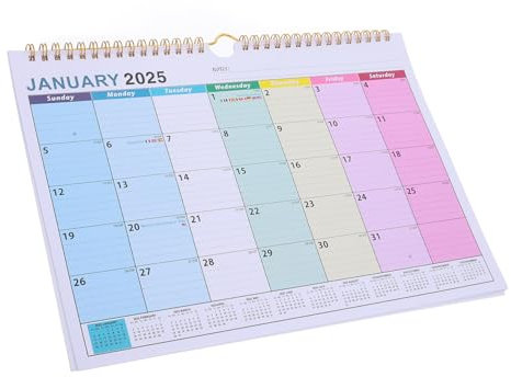 Gadpiparty Großer Wandkalender Minimalistischer Jahresplaner Für Home Office Platzsparend Internationale Feiertage Navigation Langlebiges Design