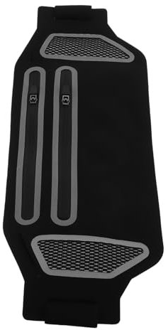Garneck Outdoor Sport Gürteltasche wasserdichte Ultraleichte Bauchtasche mit Doppelreißverschluss für Fitness für Marathon Essentials und Versteckte Geldaufbewahrung für Herren