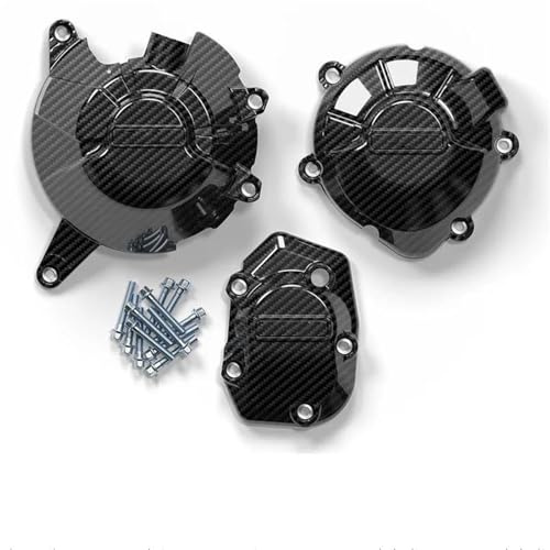 XUXRHMEAN Para Kawasaki Z900 2017-2025 Cubierta Protectora para Motor De Motocicleta Tapa Alternador Cubierta del Motor(Set)