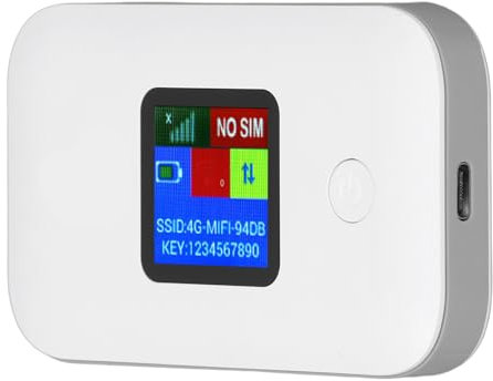 Haofy Portable 4G LTE WiFi Router Alta Velocidad 300Mbps Mobile WiFi Hotspot para la Computadora Portátil TV de la Tableta de Teléfono Guardia de Seguridad para hasta 10 Dispositivos