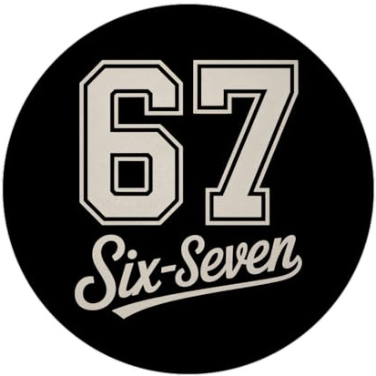 speecheese Magnet 67 six-Seven Meme für Social Media und Internetfans | lustiger für Memeliebhaber