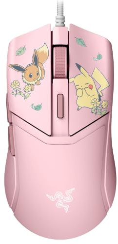 Razer Cobra Pokémon Pikachu & Eevee - Lightweight wired gaming mouse with Chroma RGB - 58 g - 8500 DPI - Speedflex cable | Pikachu & Eevee Edition