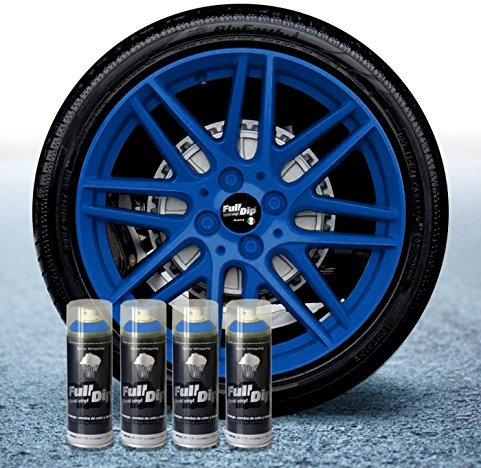 Sophisticauto 4 Stück Full Dip Blau Matt Pelable 400 ml …