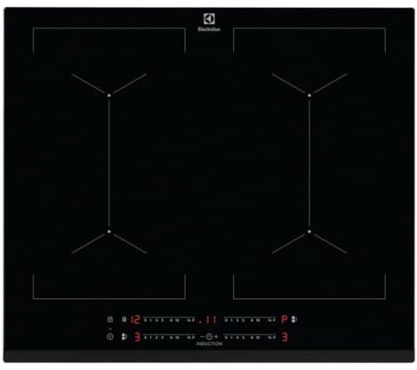 Electrolux EIV644 Integrado Con - Placa (Integrado, Con placa de inducción, Vidrio, Negro, Rectangular, 180 x 210 mm)
