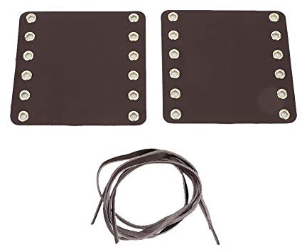 VOBOR Lenkergriffe Abdeckungen-Motorrad Leder Lenkergriffe Abdeckungen Motorrad Modifikation Zubehör (Farbe : Brown)