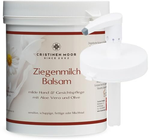 CristinenMoor Ziegenmilch Butter Balsam 1000 ml mit Pumpspenderkopf