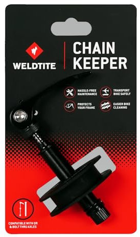 WELDTITE Chain Keeper for Bikes, Bike Frame Protection, Black